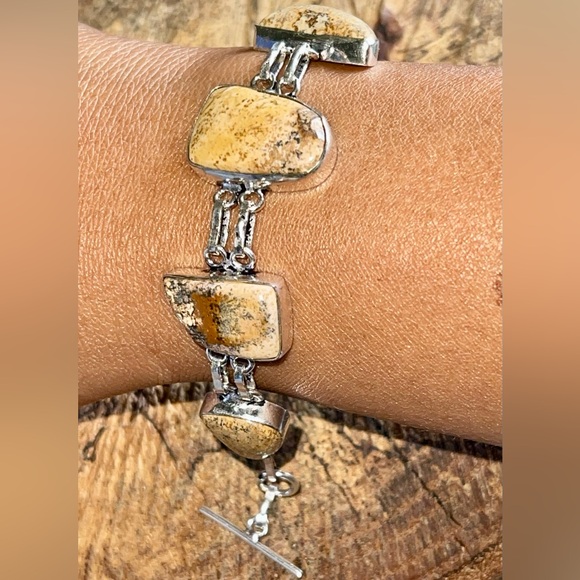 Picture Jasper Bracelet 6” - 7 1/2” - Picture 4 of 7